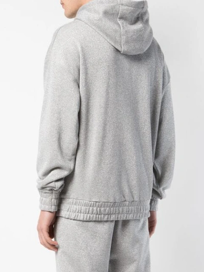 Shop Mostly Heard Rarely Seen Shine Hoodie In Silver