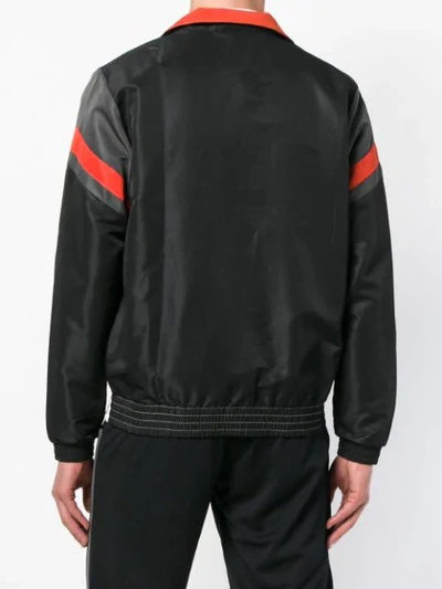 Shop Sergio Tacchini Colour Block Sports Jacket - Black