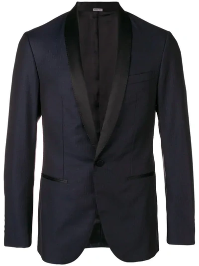 Shop Lanvin Classic Tuxedo Blazer In 29 Navy Blue