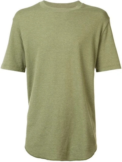 Shop 321 Round Neck T-shirt In Green