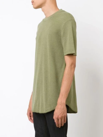 Shop 321 Round Neck T-shirt In Green