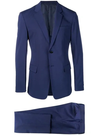 Shop Prada Two-piece Suit In Blue