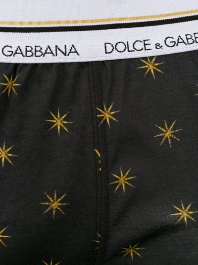 Shop Dolce & Gabbana Star Print Boxers - Black