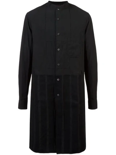 Shop Ziggy Chen Oversized Shirt In Black