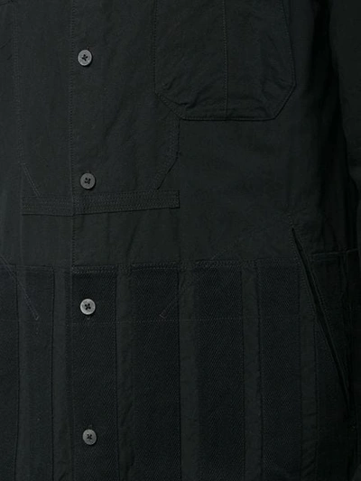 Shop Ziggy Chen Oversized Shirt In Black