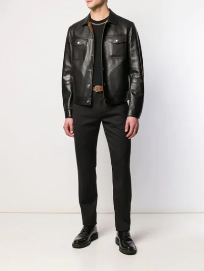 TOM FORD REVERSIBLE WESTERN JACKET - 棕色