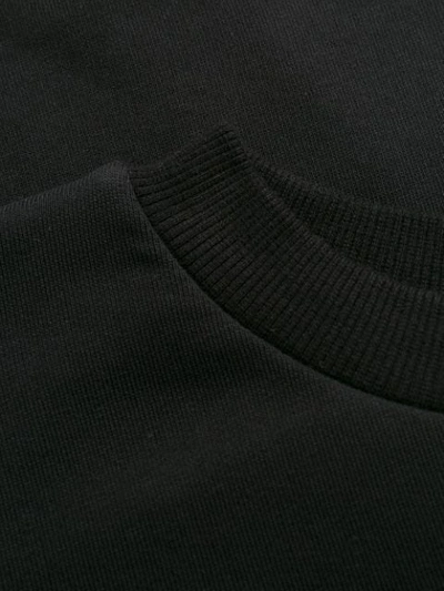 Shop Fiorucci Logo Print Sweatshirt In Black