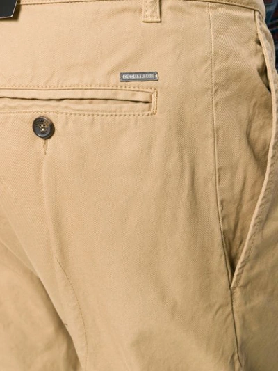 Shop Dsquared2 Plain Chinos In Neutrals
