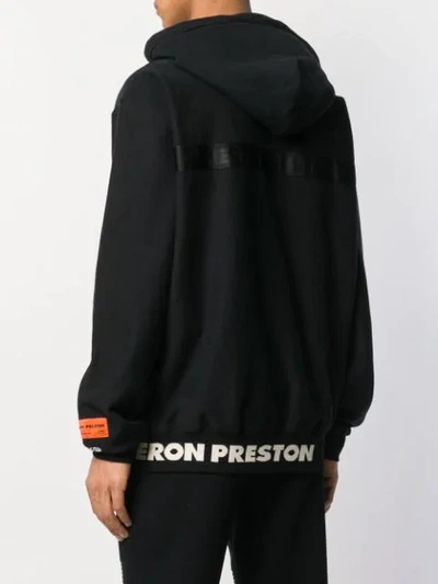 Shop Heron Preston Logo Hoodie In Black