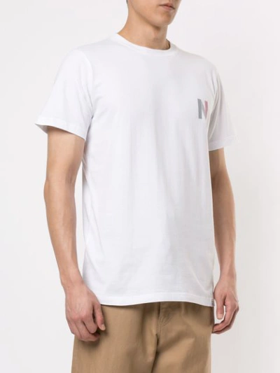 Shop Norse Projects Classic Print T-shirt - White