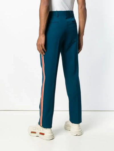 Shop Calvin Klein 205w39nyc Perfectly Tailored Trousers In Blue