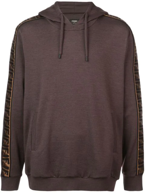 fendi hoodie brown