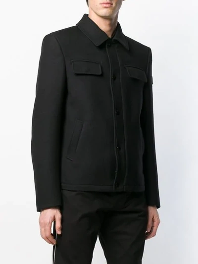 Shop Alexander Mcqueen Crawling Skelleton Jacket In Black