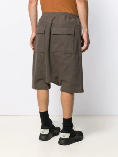 Shop Rick Owens Rick's Pods Shorts In Brown