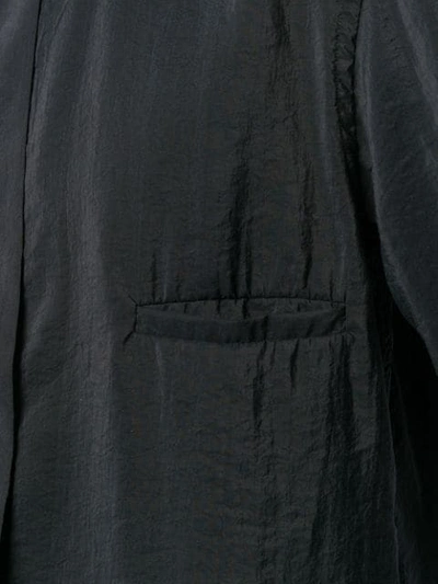 LEMAIRE 中式直领衬衫 - 黑色