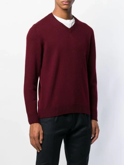 Shop Drumohr V-neck Sweater - Red
