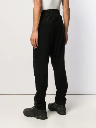 Shop Forcerepublik Panelled Trousers In Black