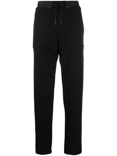 Shop Plein Sport Drawstring Track Trousers In Black