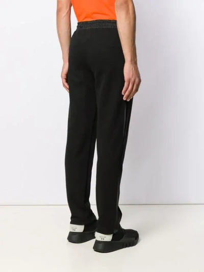 Shop Plein Sport Drawstring Track Trousers In Black