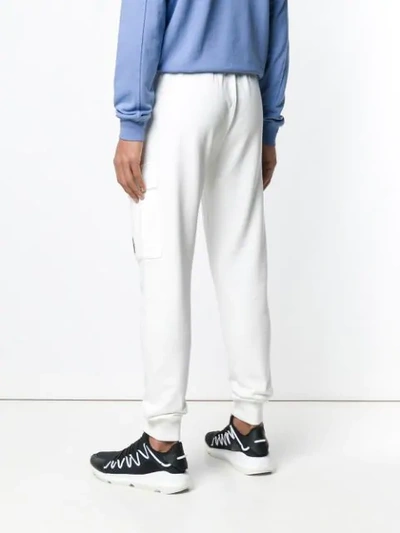 Shop C.p. Company Lens Track Pants In White