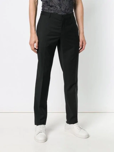 Shop Etro Tailored Trousers In Black