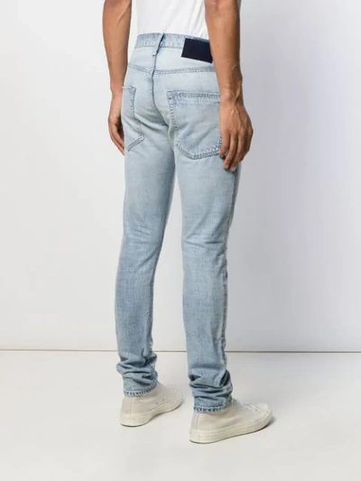 Shop Visvim Skinny Jeans In Blue