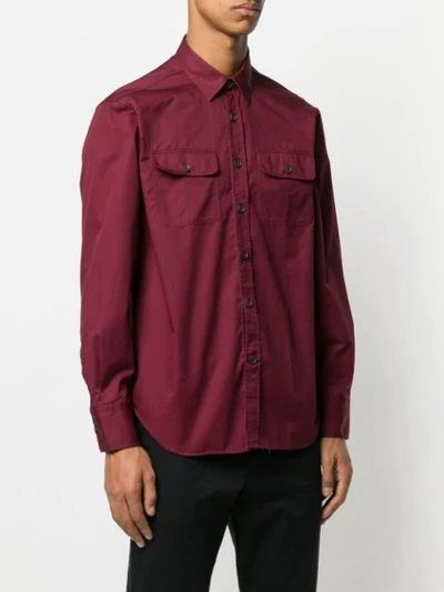 Shop Alessandro Gherardi Classic Shirt In Red