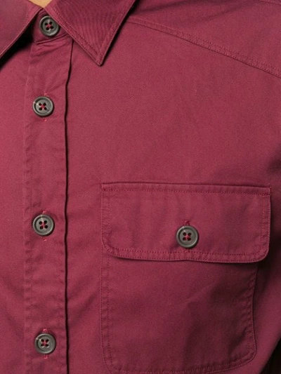 Shop Alessandro Gherardi Classic Shirt In Red