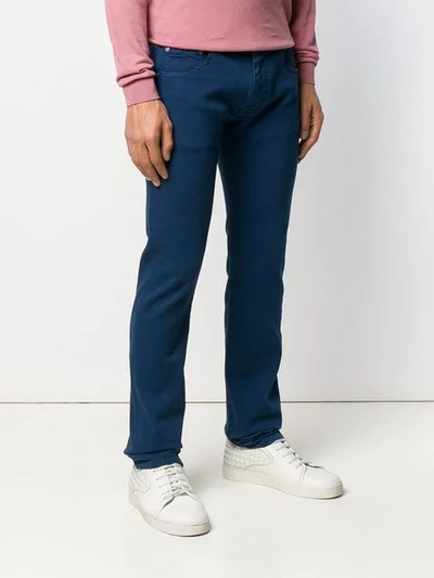 Shop Etro Jeans Mit Schmalem Bein In Blue