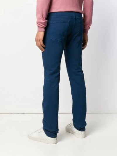 Shop Etro Jeans Mit Schmalem Bein In Blue