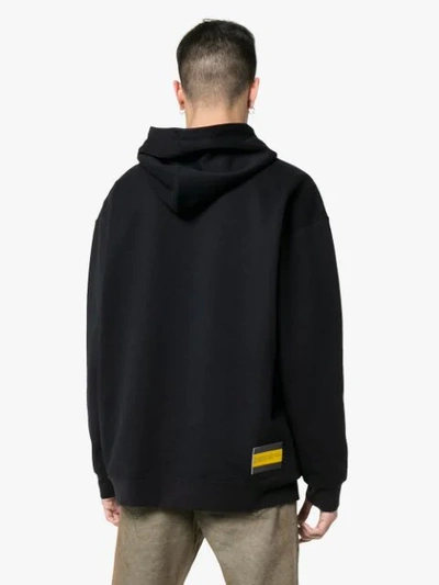 Shop Calvin Klein Jeans Est.1978 Front Flag Hoodie In Black