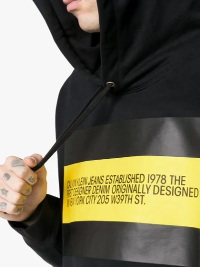 Calvin Klein Jeans Est.1978 Calvin Klein Jeans Est. 1978 Black Est. 1978 Patch Hoodie In Black