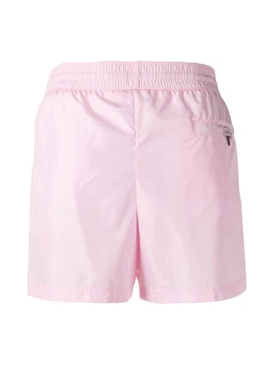 Shop Dolce & Gabbana Logo Swim Shorts In Pink