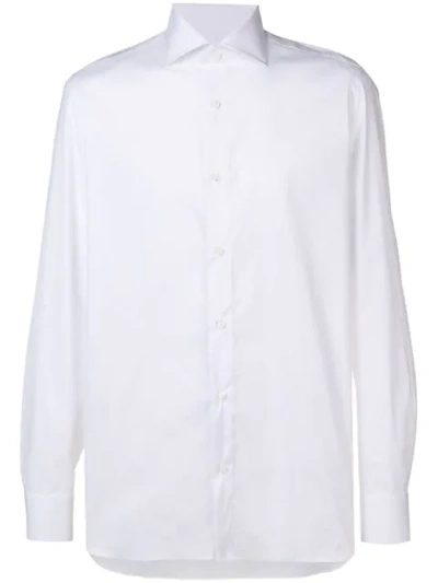 Shop Borrelli Classic Shirt In White