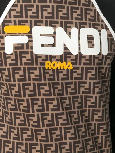 Shop Fendi Logo Sweatshirt - Black