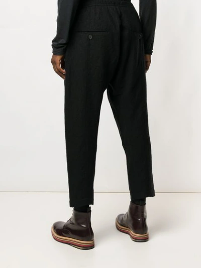 Shop Ziggy Chen Straight-leg Trousers - Black