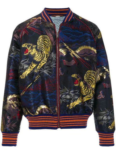 tiger bomber jacket gucci