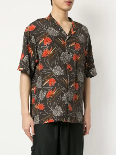 Shop Yoshiokubo Aloha Camp Collar Shirt In Multicolour