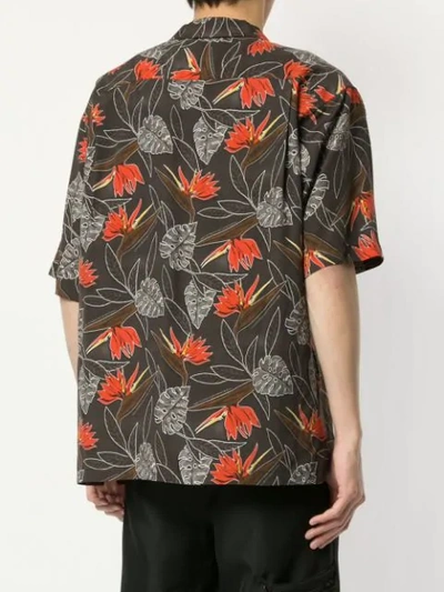 Shop Yoshiokubo Aloha Camp Collar Shirt In Multicolour