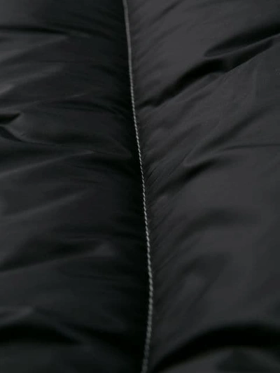Shop Rick Owens Spray Effect Padded Jacket In Black