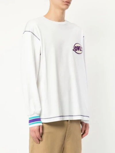 Shop A(lefrude)e Owl Patch Sweatshirt In White