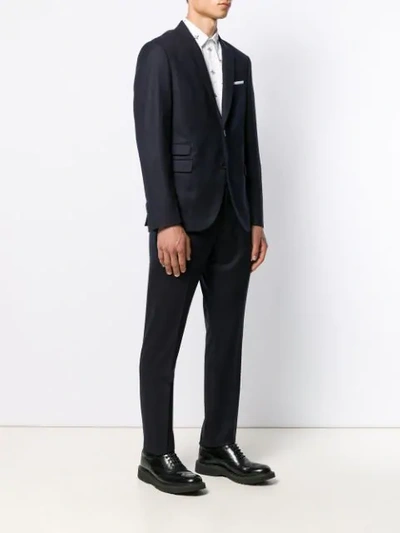 Shop Neil Barrett Two-piece Suit In Blue