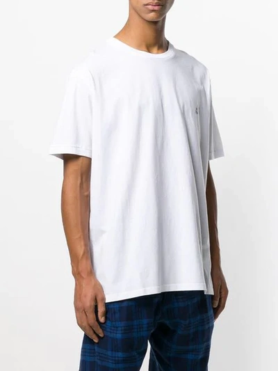 Shop Vivienne Westwood Boxy-fit Logo T-shirt In White