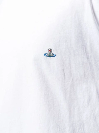 Shop Vivienne Westwood Boxy-fit Logo T-shirt In White