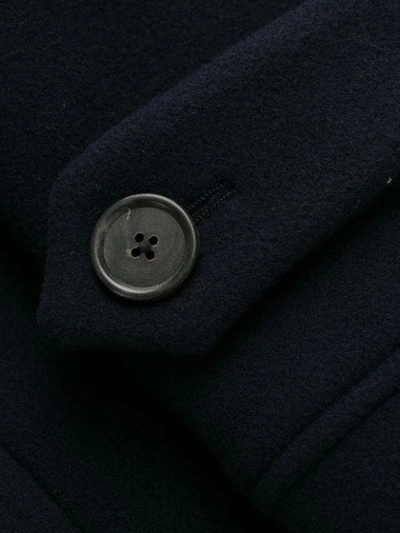 Shop Loewe Single-breasted Coat In Blue