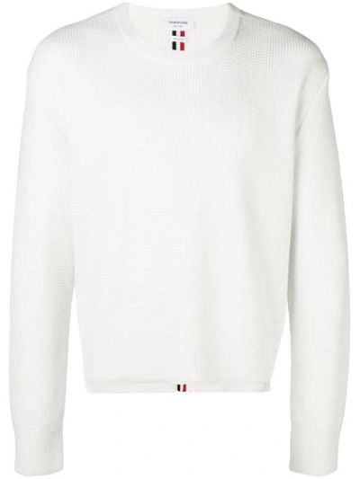 Shop Thom Browne Center In White