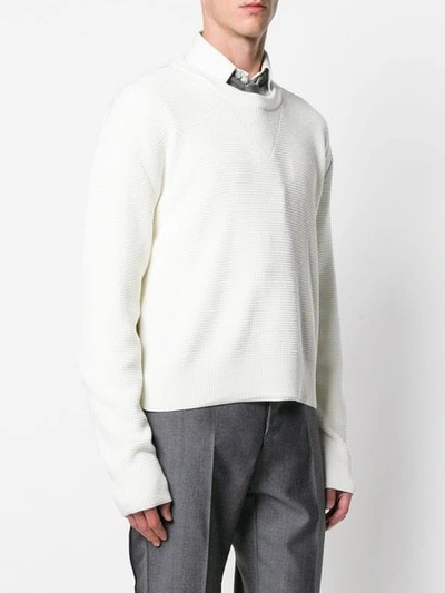 Shop Thom Browne Center In White