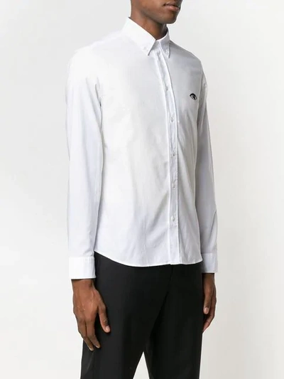 Shop Kenzo Button-down-hemd Mit Auge In White