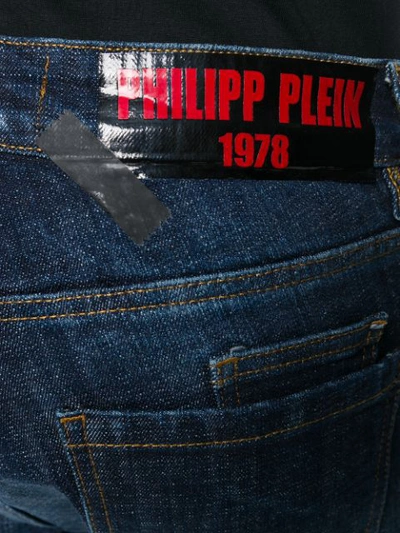 Shop Philipp Plein Super Skinny Jeans - Blue