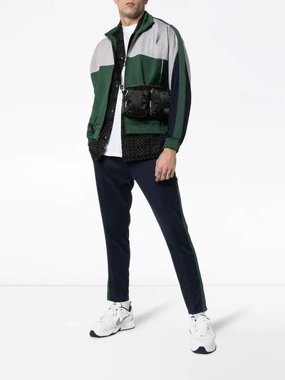 Shop Nike X Martine Rose Zip Up Track Jacket In Multicoloured